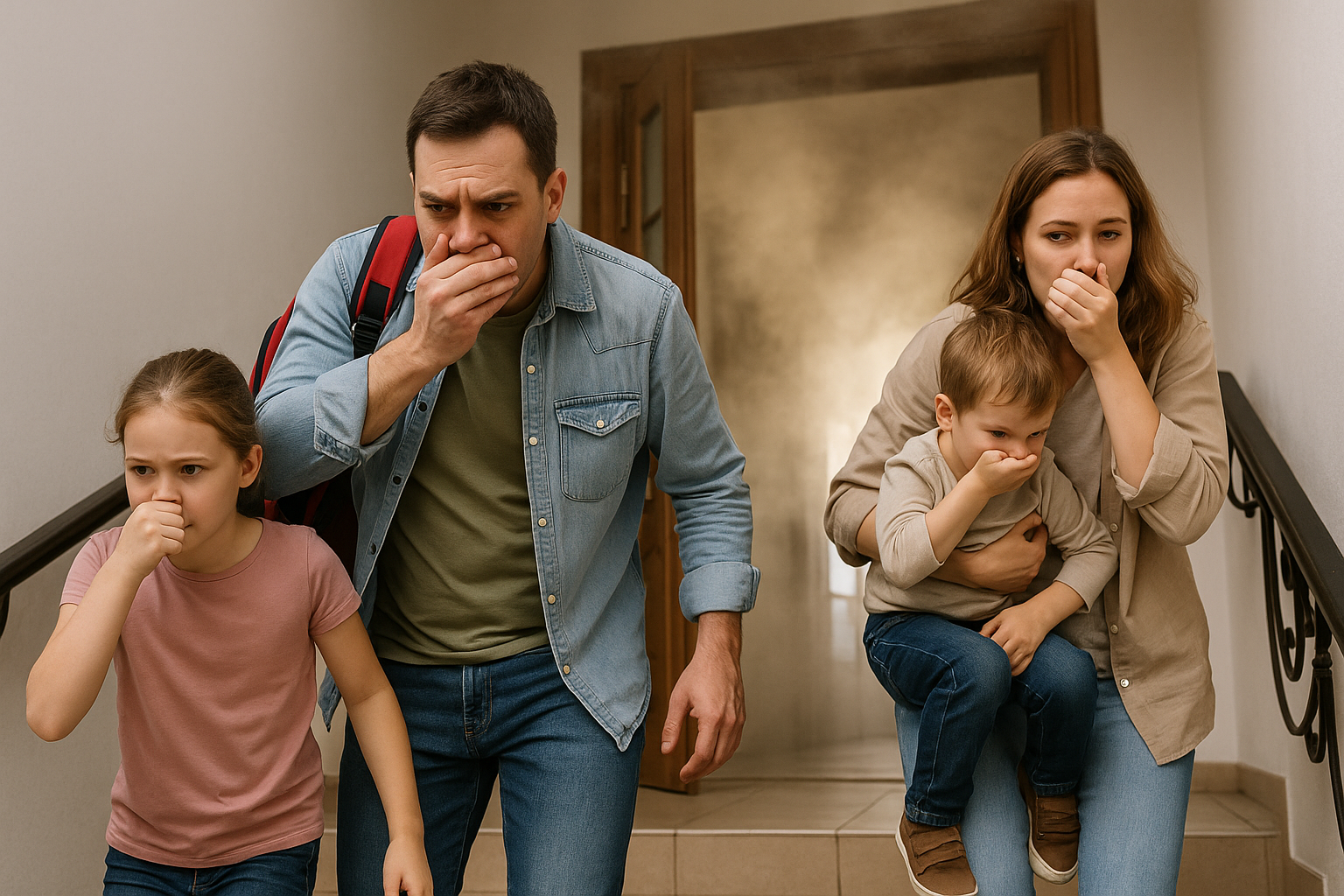 Entraînement à évacuer en famille en 5 exercices simples